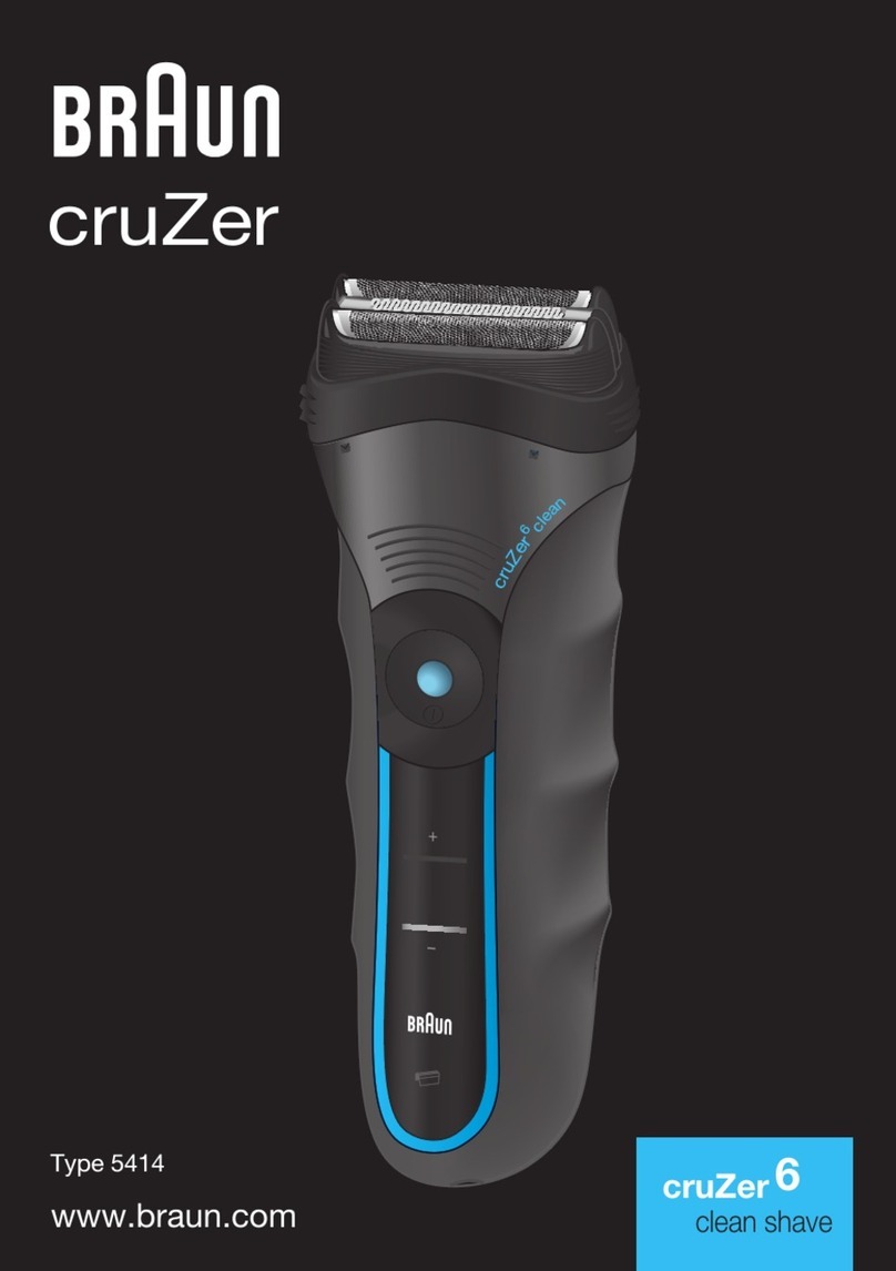 Braun cruzer 6 User manual