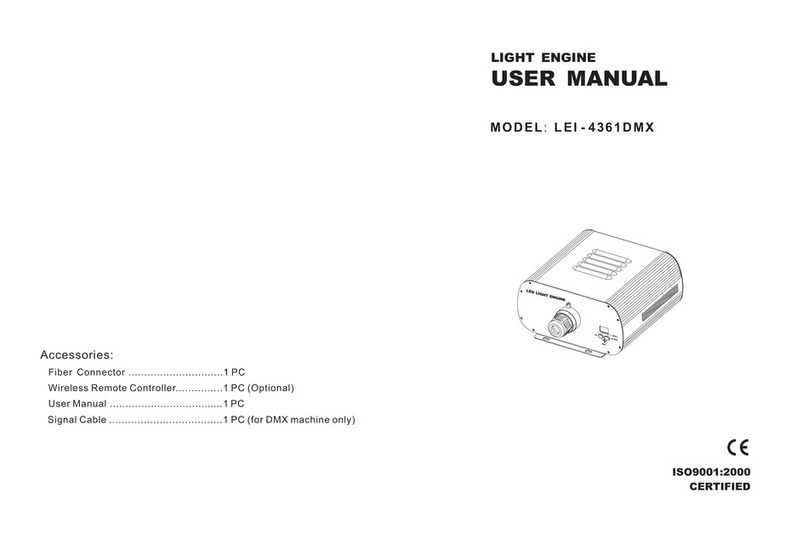 squarespace LEI-4361DMX user manual