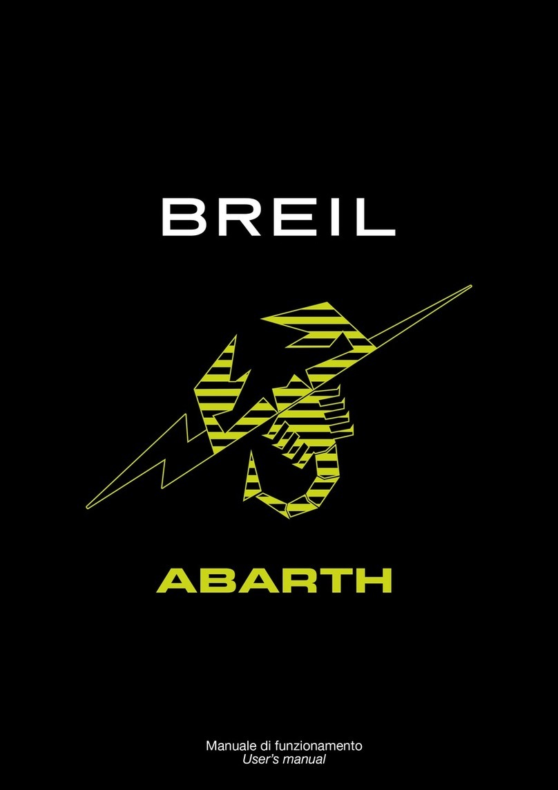 BREIL Abarth 500e user manual
