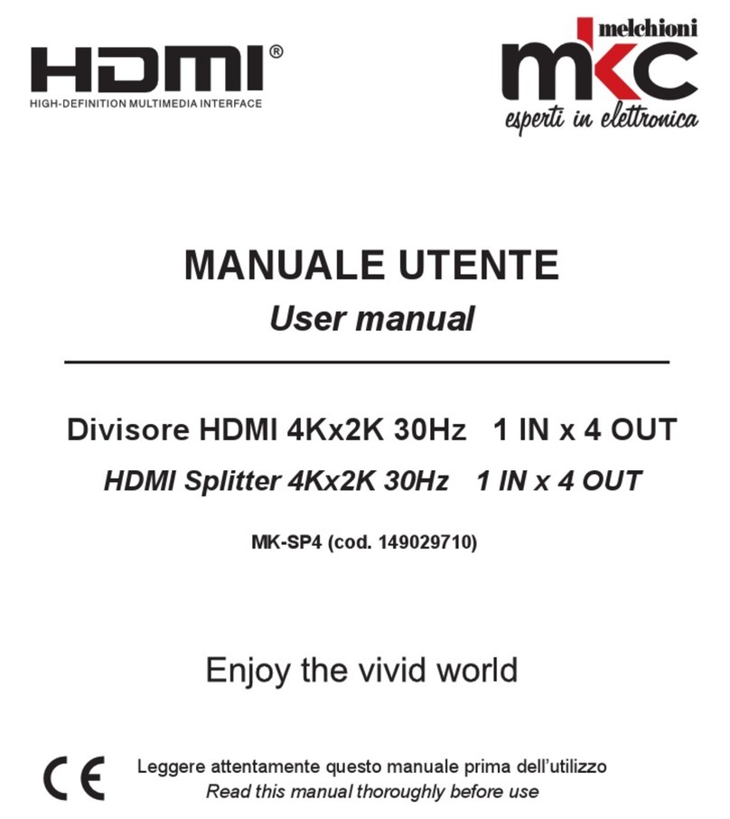 Melchioni MK-SP4 user manual