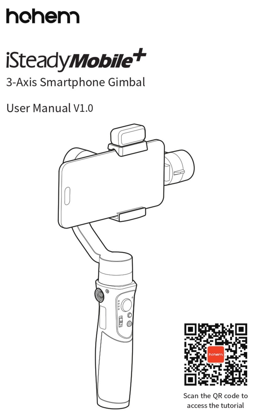 Hohem iSteadyMobile+ User manual Hohem iSteadyMobile+ User manual