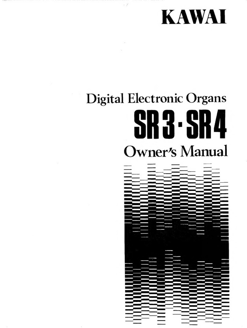 Kawai SR3 User manual