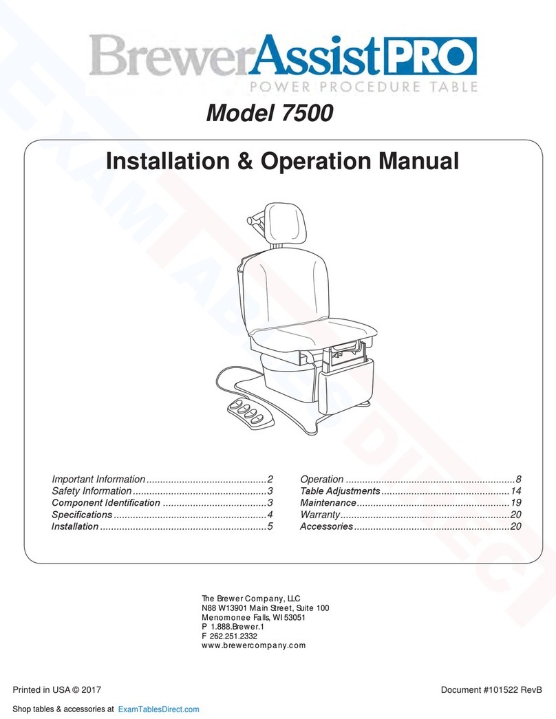 brewer Assist PRO 7500 Installation & operation manual