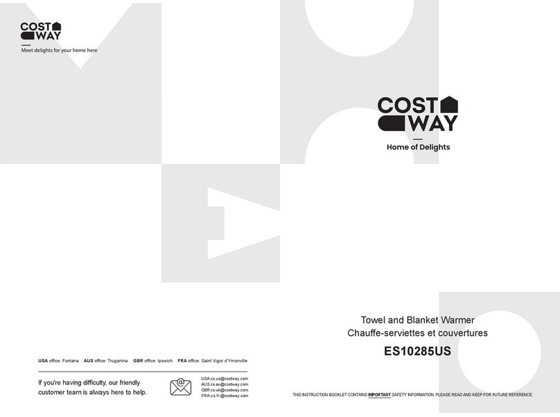 Costway ES10285US Instruction booklet