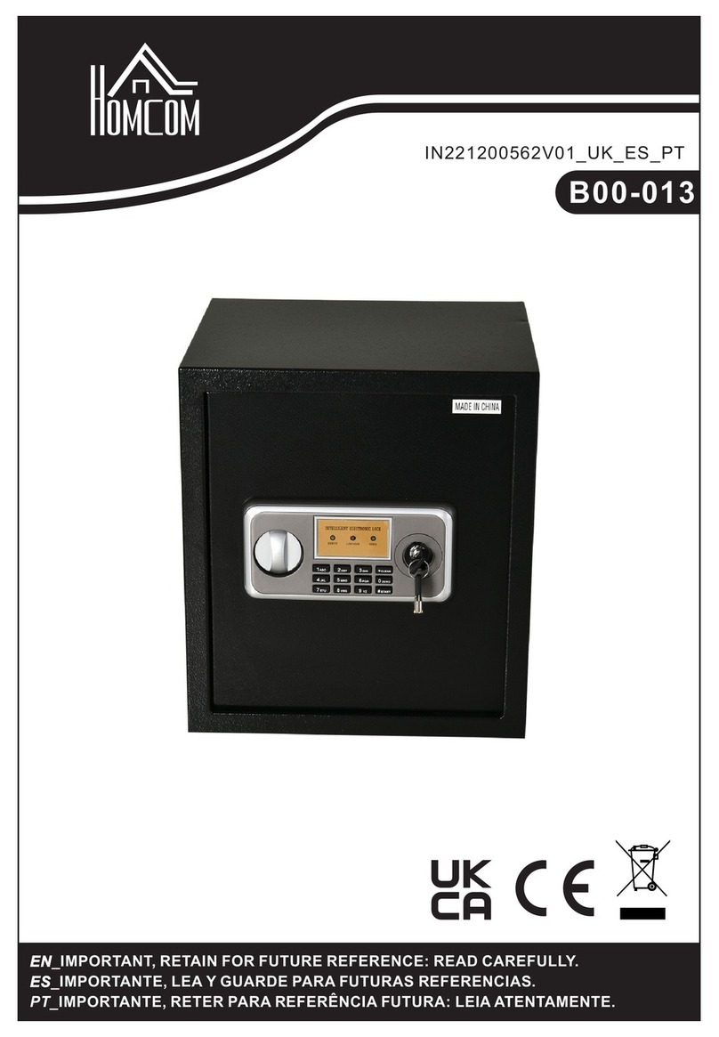 HOMCOM B00-013 manual