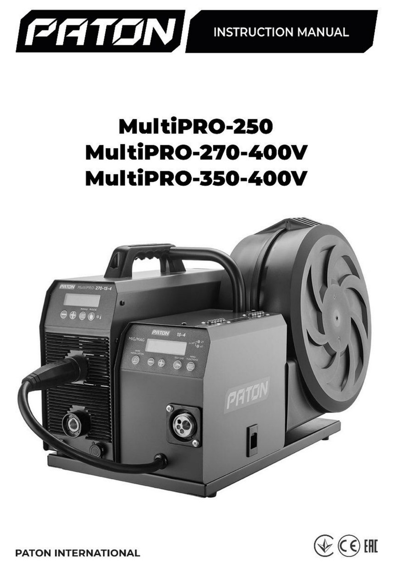 Paton MultiPRO-250 User manual