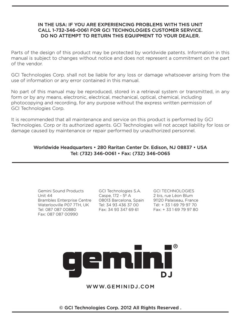 Gemini CDJ-300 manual