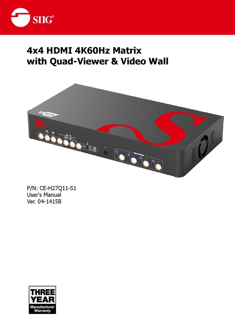 SIIG CE-H27Q11-S1 User manual