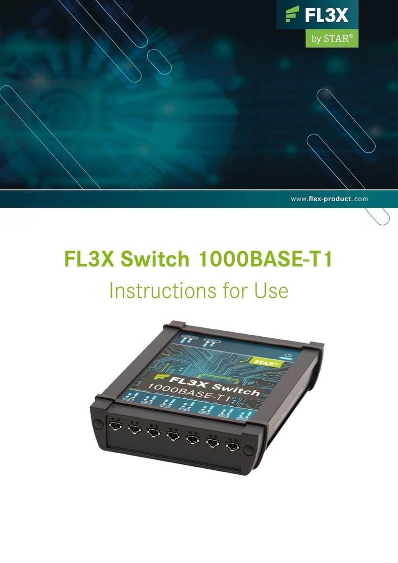 Star FL3X 1000BASE-T1 Instructions for use