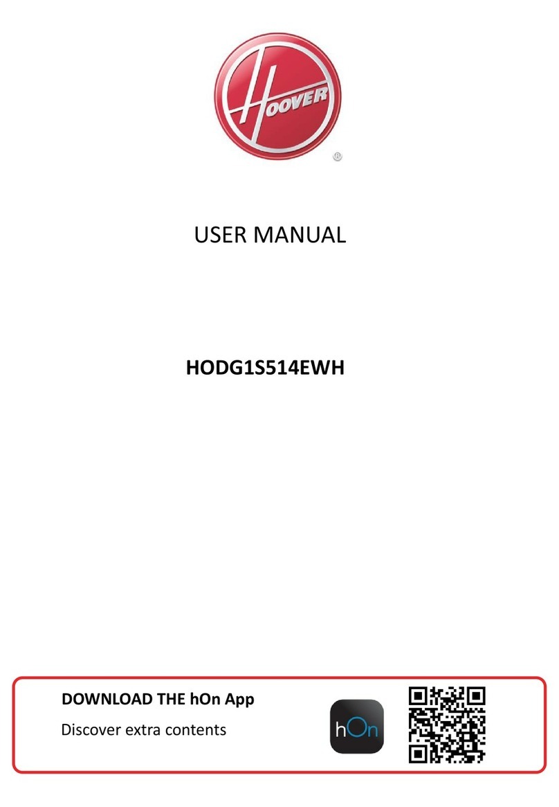 Hoover HODG1S514EWH User manual