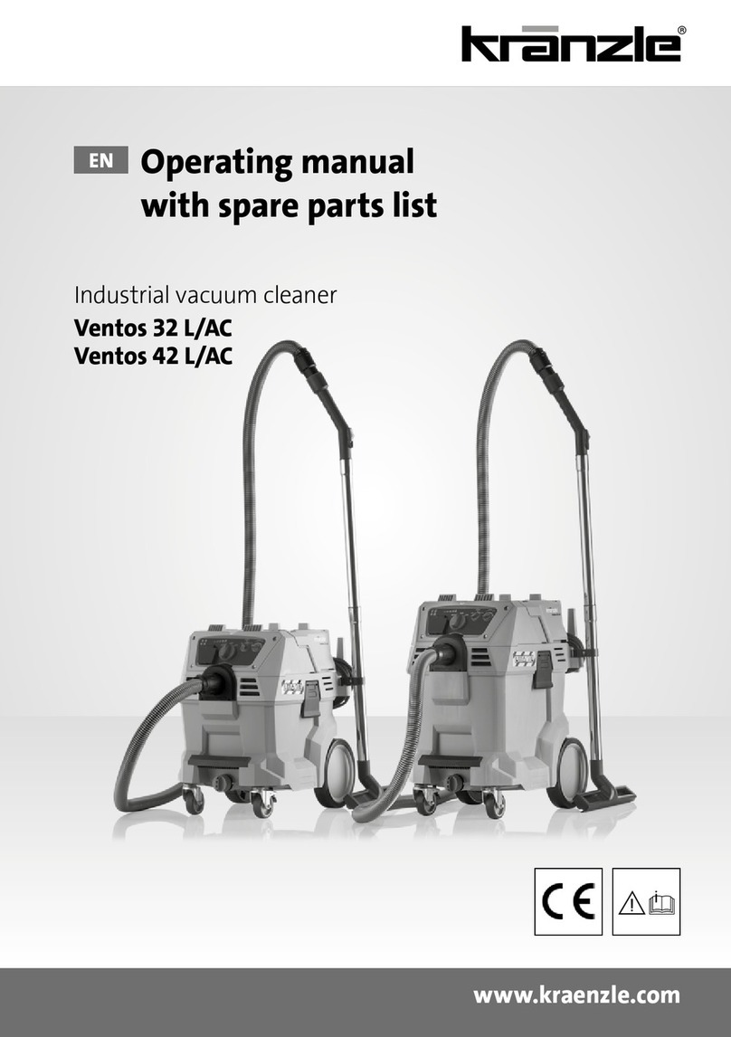 Kränzle Ventos 32 L/AC Operating manual with spare parts list
