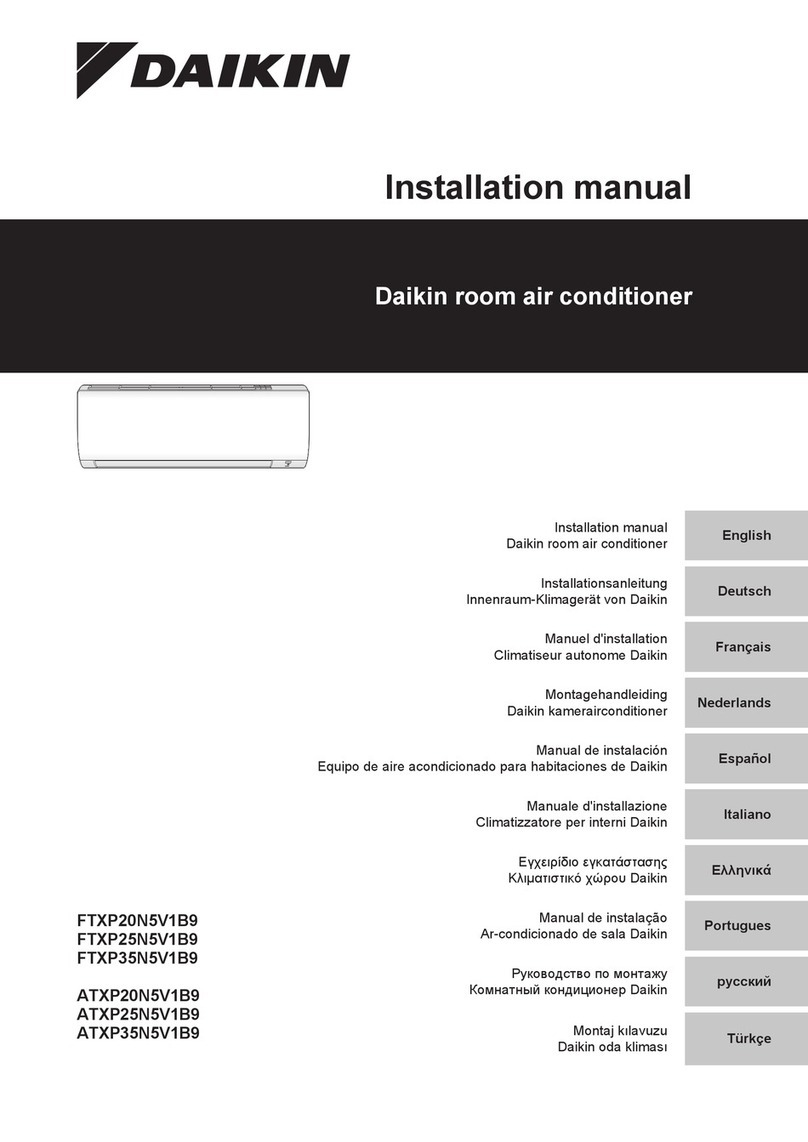 Daikin FTXP20N5V1B9 User manual Daikin FTXP20N5V1B9 User manual