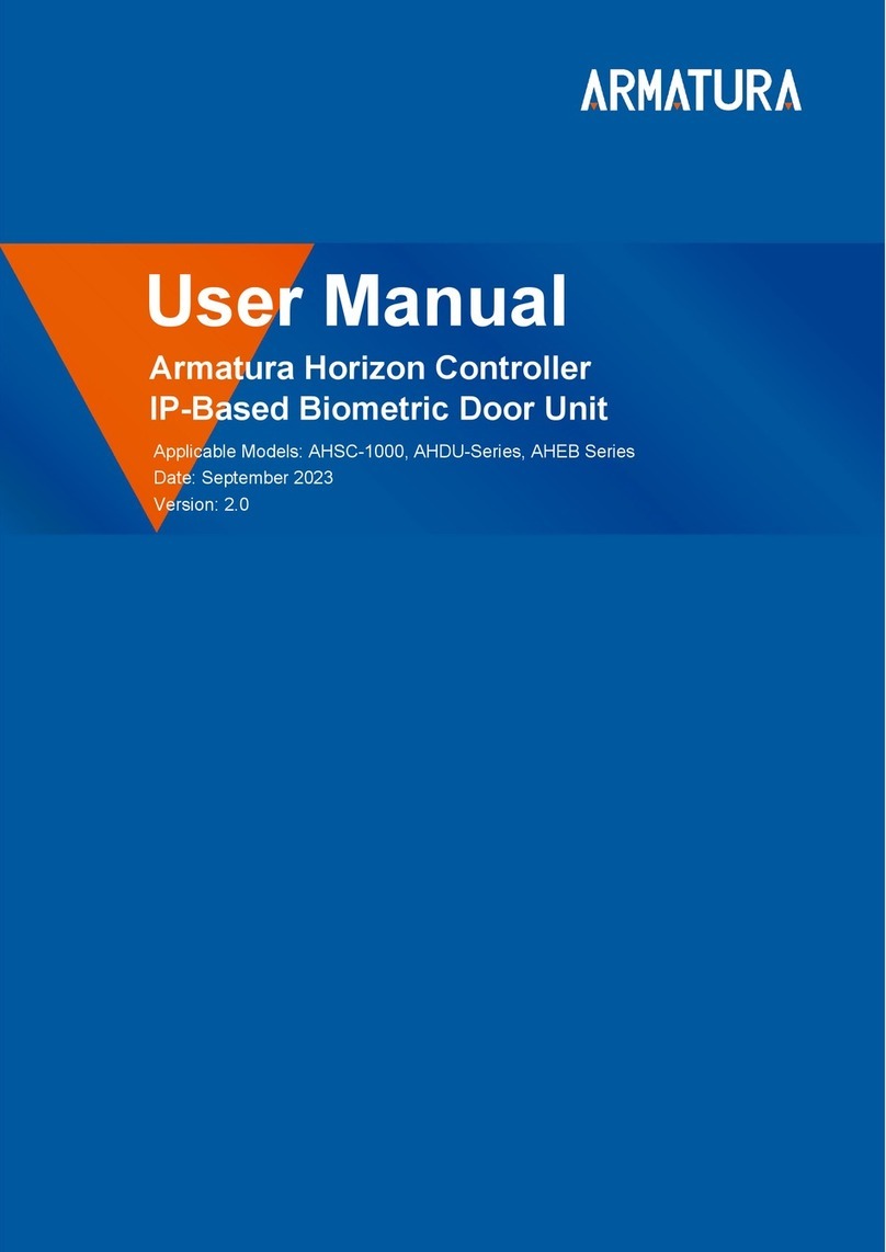 ARMATURA AHDU Series user manual