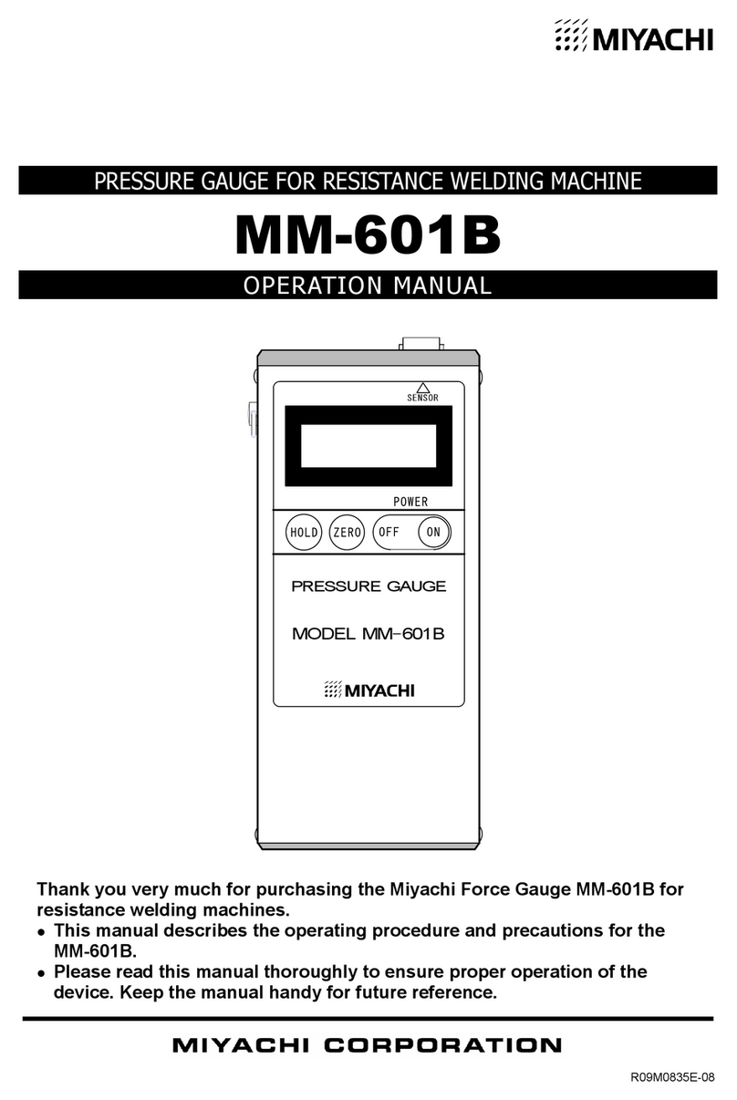 Miyachi MM-601B Operation manual Miyachi MM-601B Operation manual