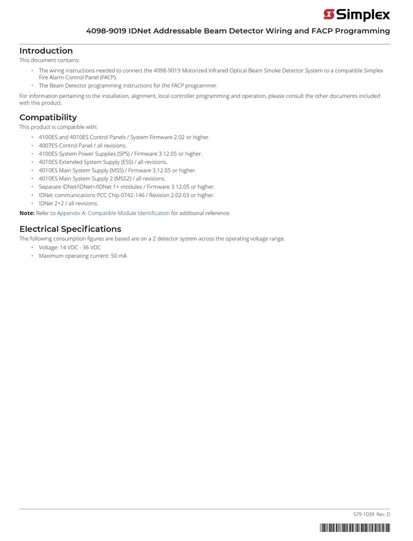 Simplex 4098-9019 Wiring and Programming Guide Simplex 4098-9019 Wiring and Programming Guide