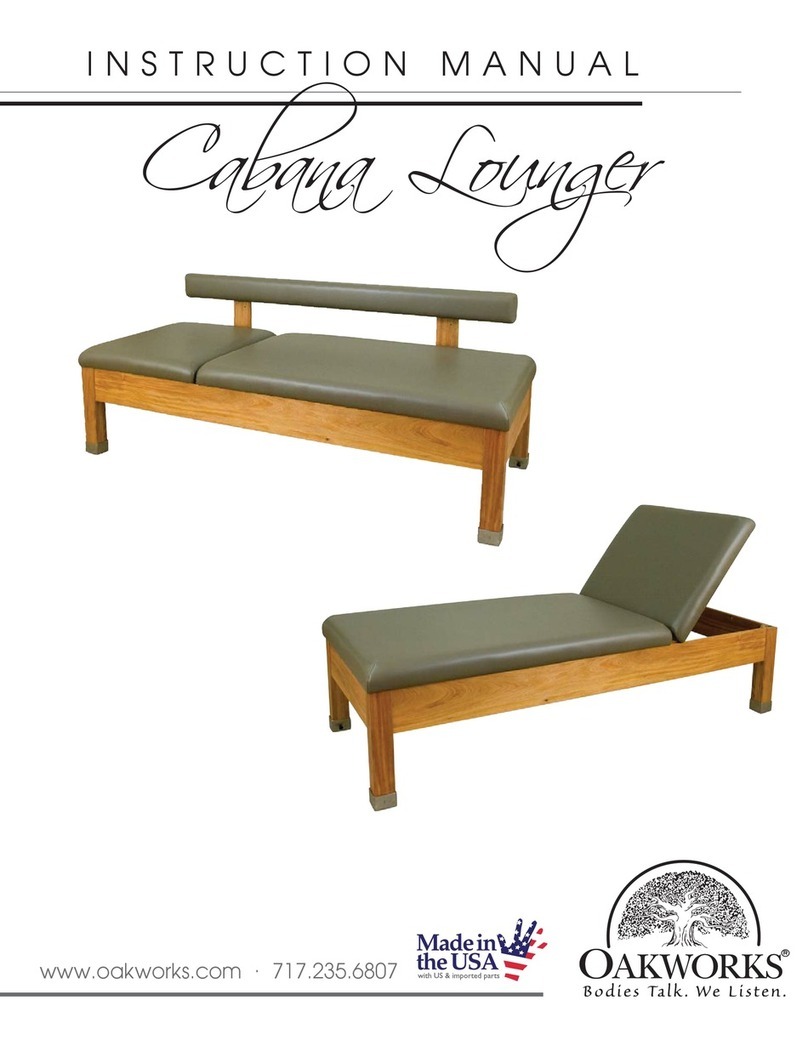 OAKWORKS Cabana Lounger User manual