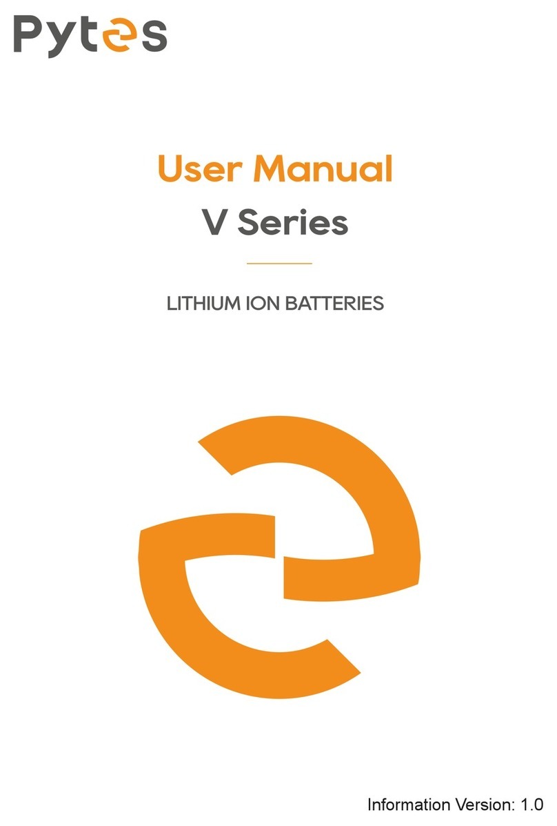 Pytes V Series User manual