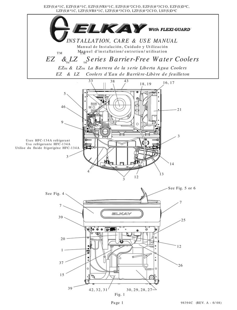 Elkay LZ Series Installation, care & use manual