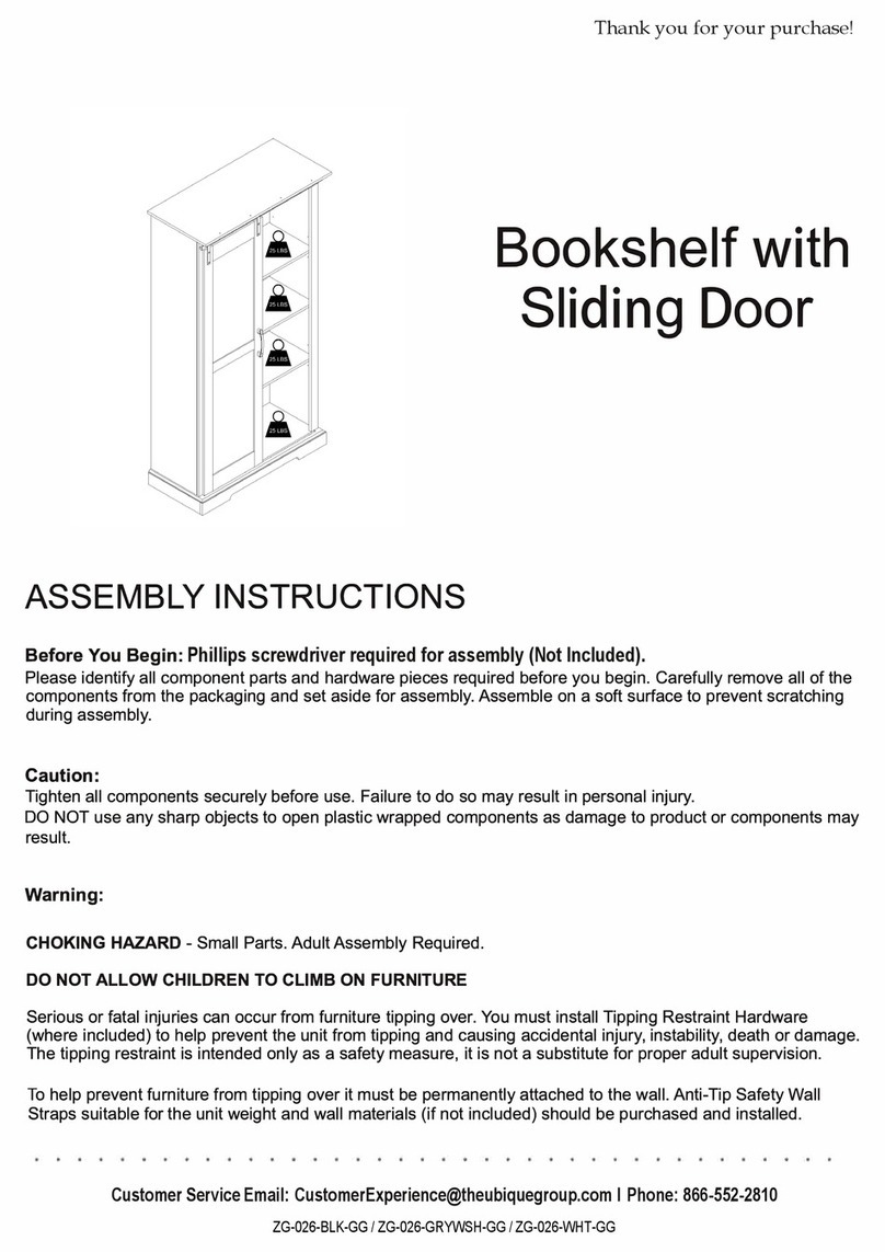 Ubique ZG-026-BLK-GG User manual