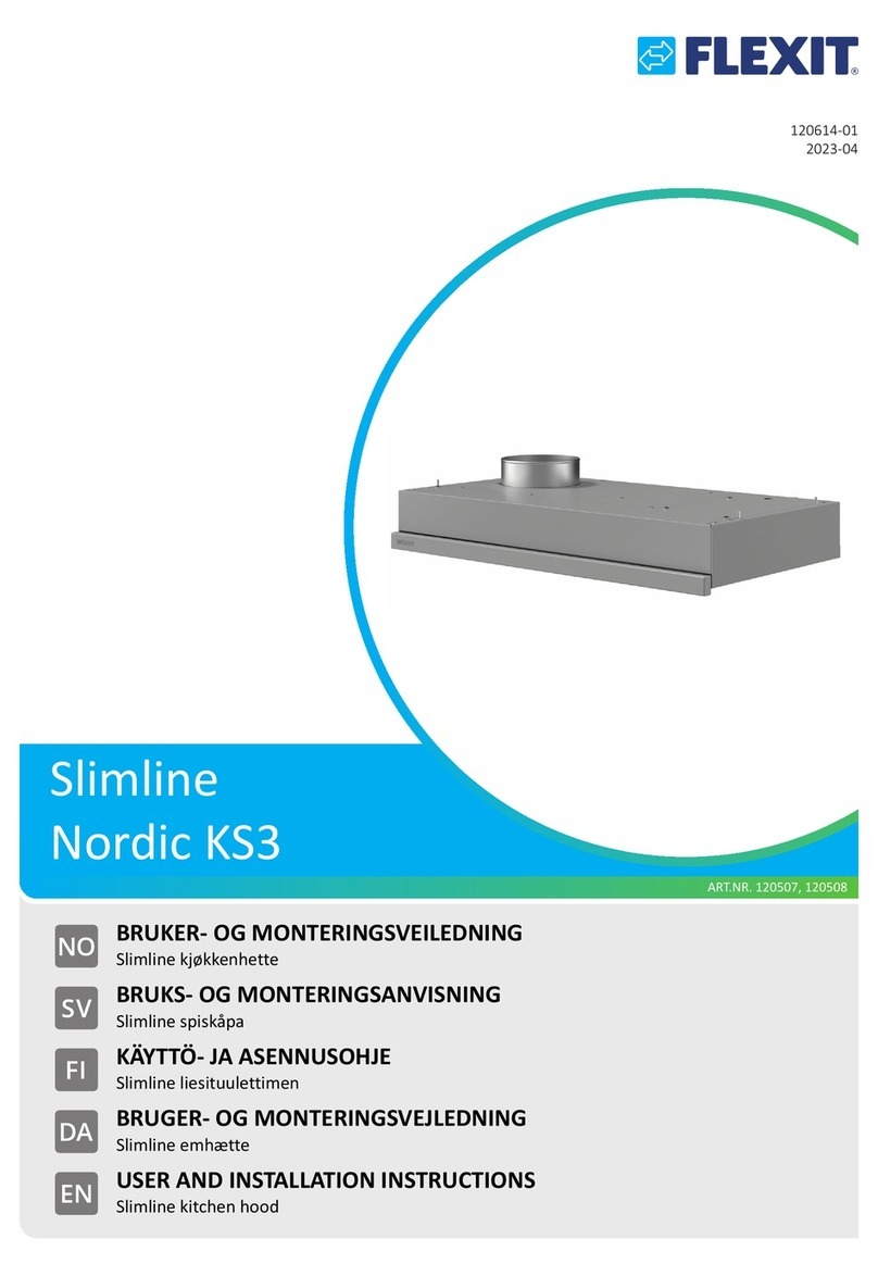 Flexit Nordic KS3 User and installation instructions Flexit Nordic KS3 User and installation instructions