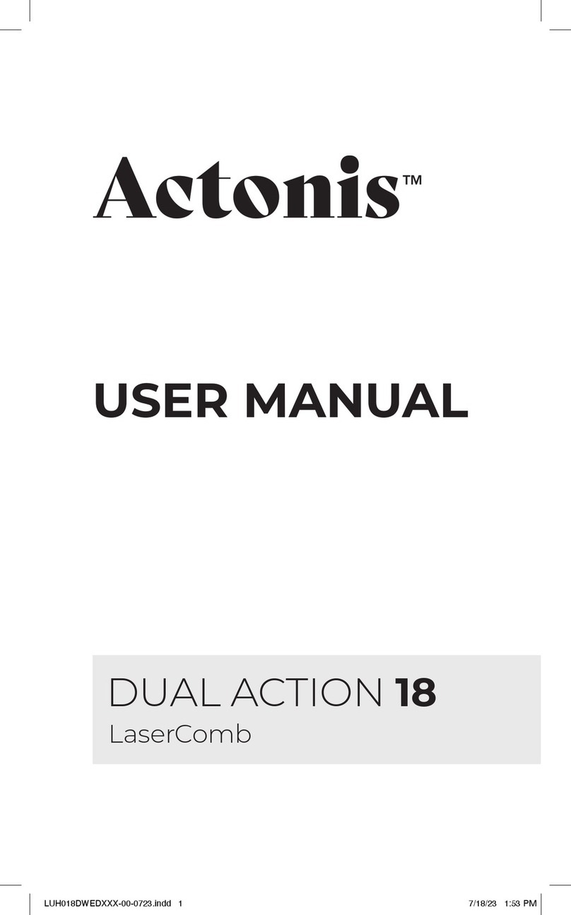Actonis DUAL ACTION 18 user manual