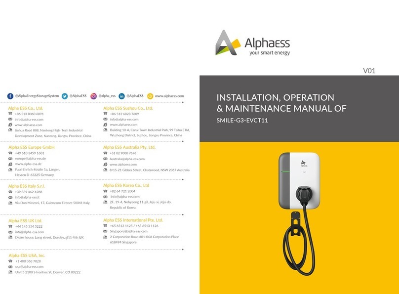 Alpha ESS SMILE-G3-EVCT11 Instruction manual