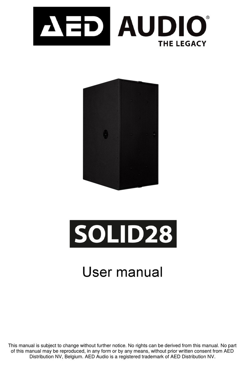 AED AUDIO SOLID28 user manual