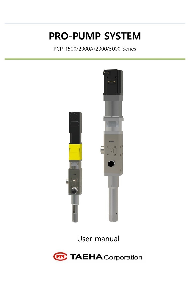TAEHA PCP-1500 Series user manual TAEHA PCP-1500 Series user manual