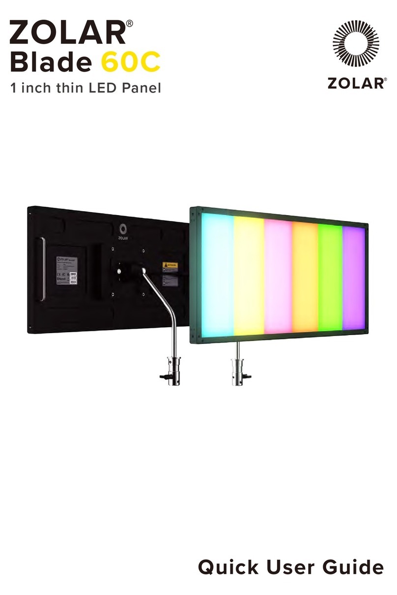 ZOLAR Blade 60C Quick user guide