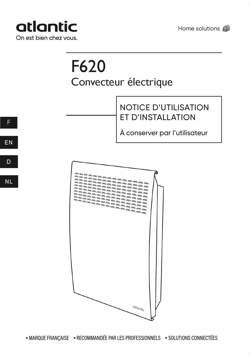 Atlantic F620 User manual Atlantic F620 User manual