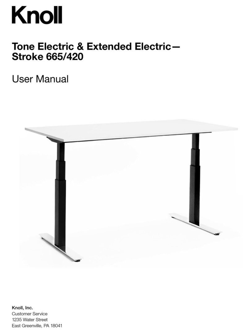 Knoll Stroke 665/420 user manual