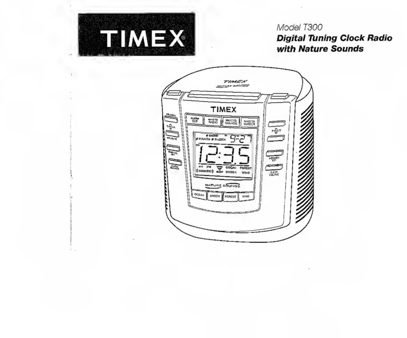 Timex T300 User manual