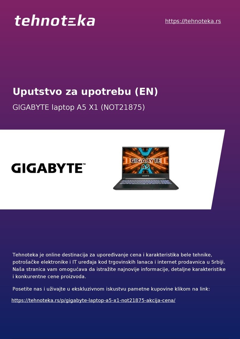 Gigabyte A5 X1 User manual