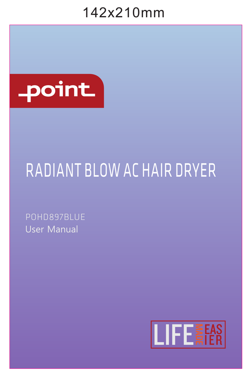 point RADIANT BLOW user manual