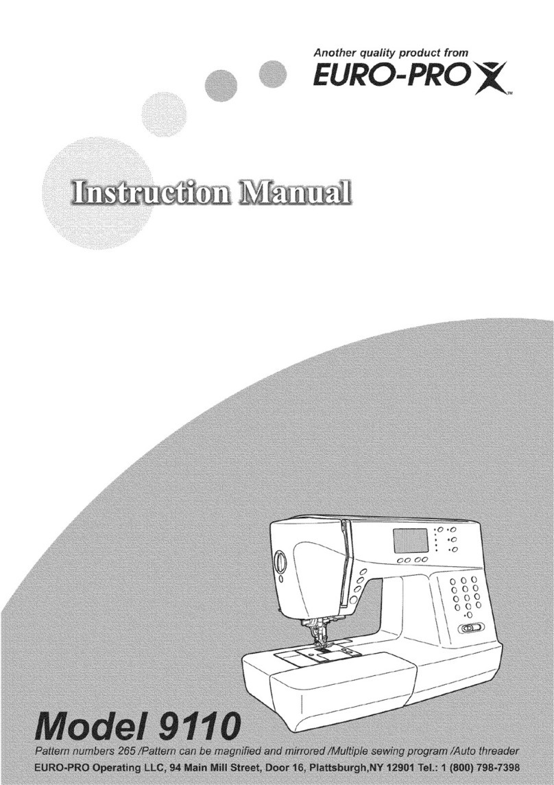 EUROPRO 9110 instruction manual