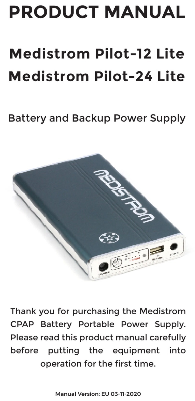 Medistrom Pilot-12 Lite product manual