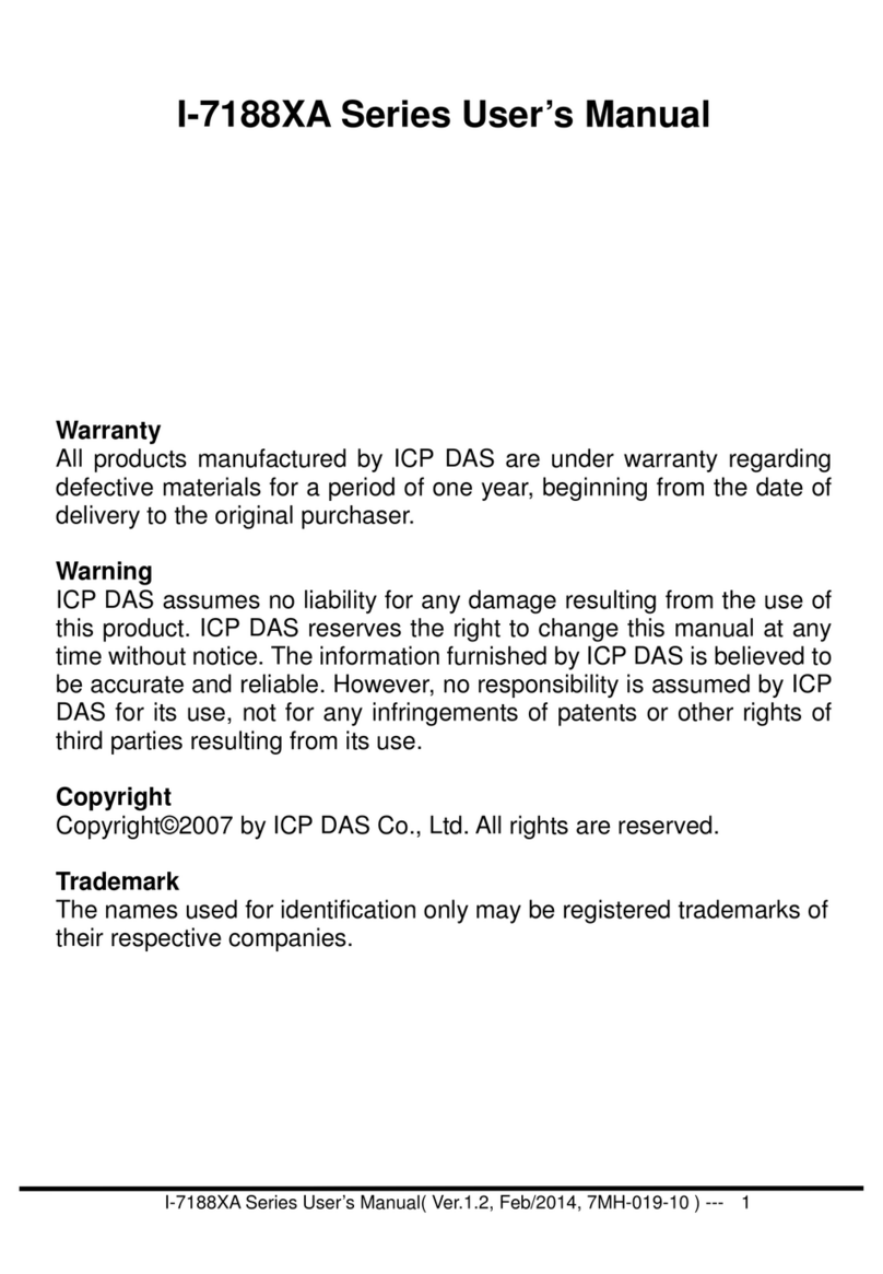 ICP DAS USA I-7188XA User manual
