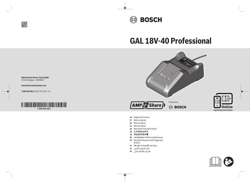 Bosch GAL 18V-40 Professional User manual