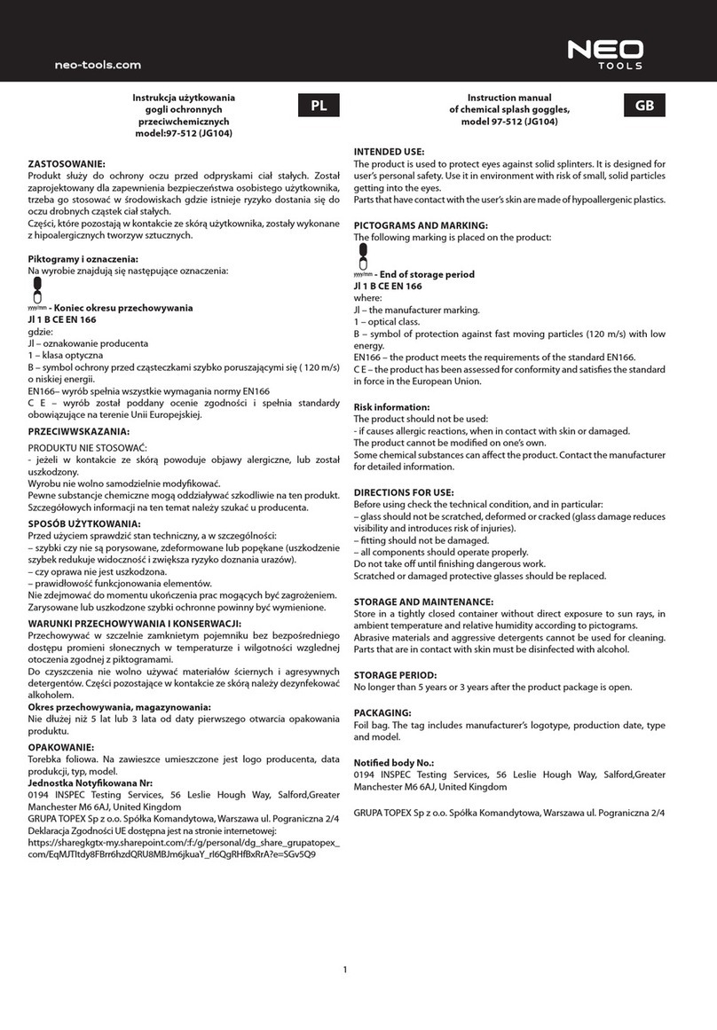 NEO TOOLS 97-512 instruction manual
