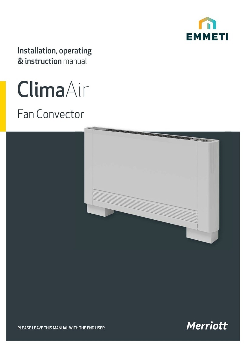 Merriott EMMETI ClimaAir CA VS 7-2P User manual