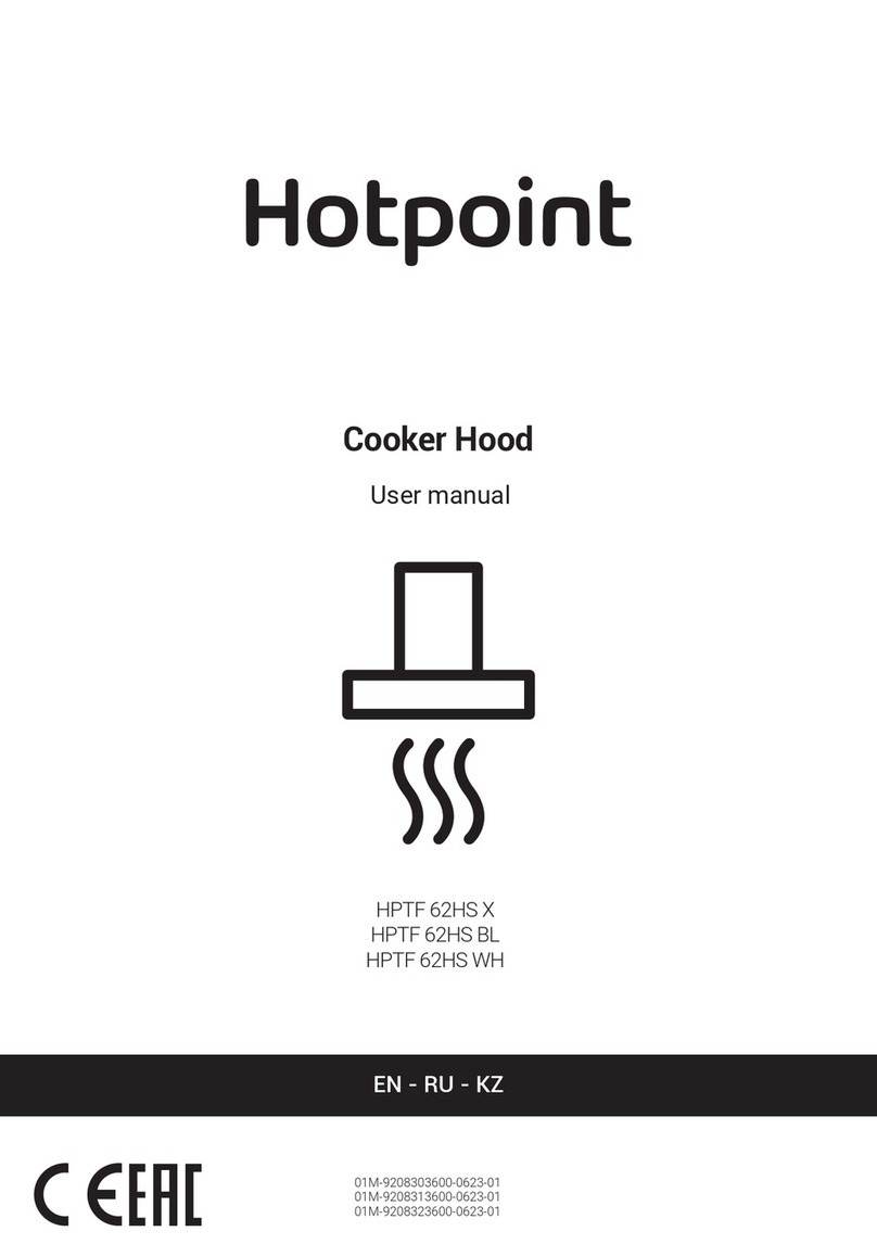 Hotpoint HPTF 62HS X User manual