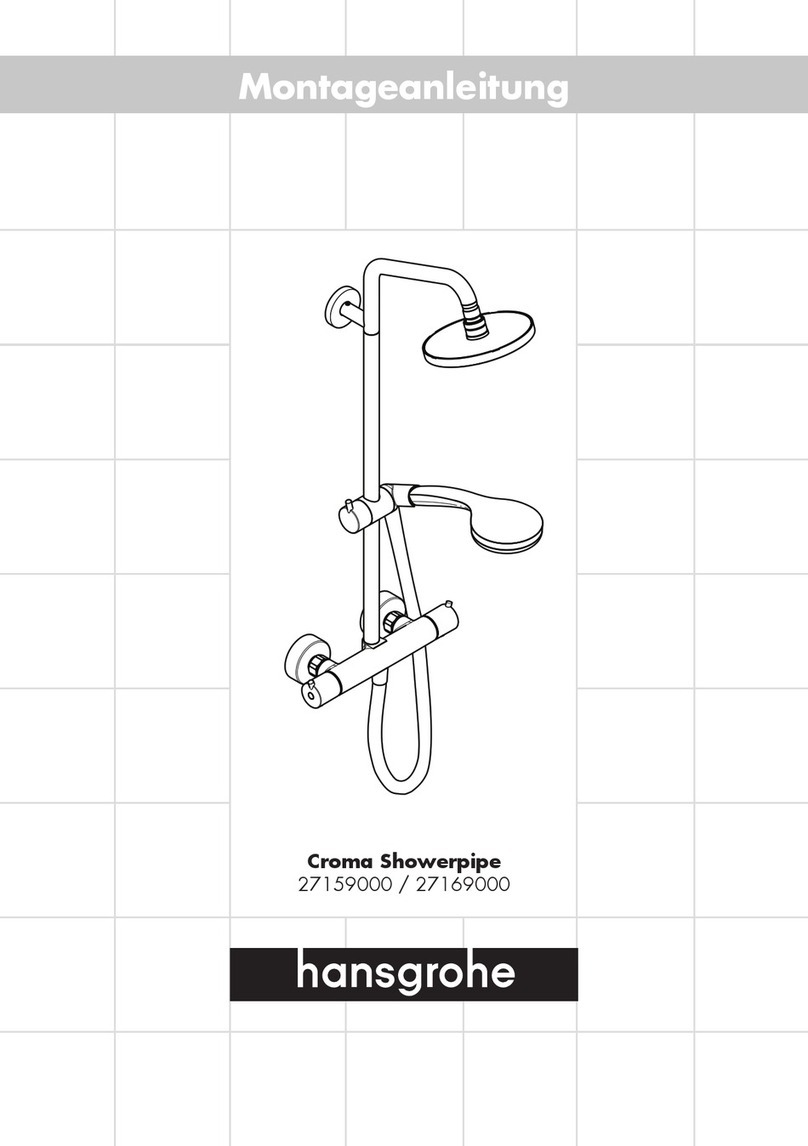 Hans Grohe Croma Showerpipe 27159000 User manual