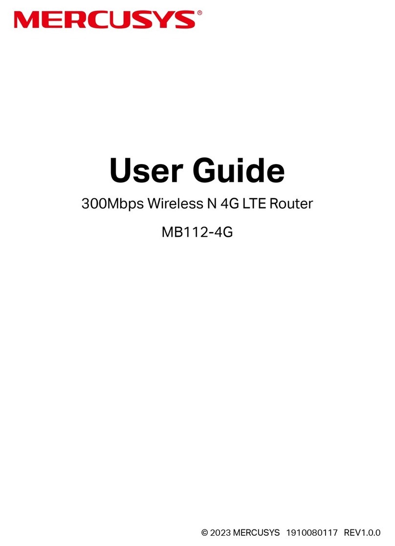 Mercusys MB112-4G User manual