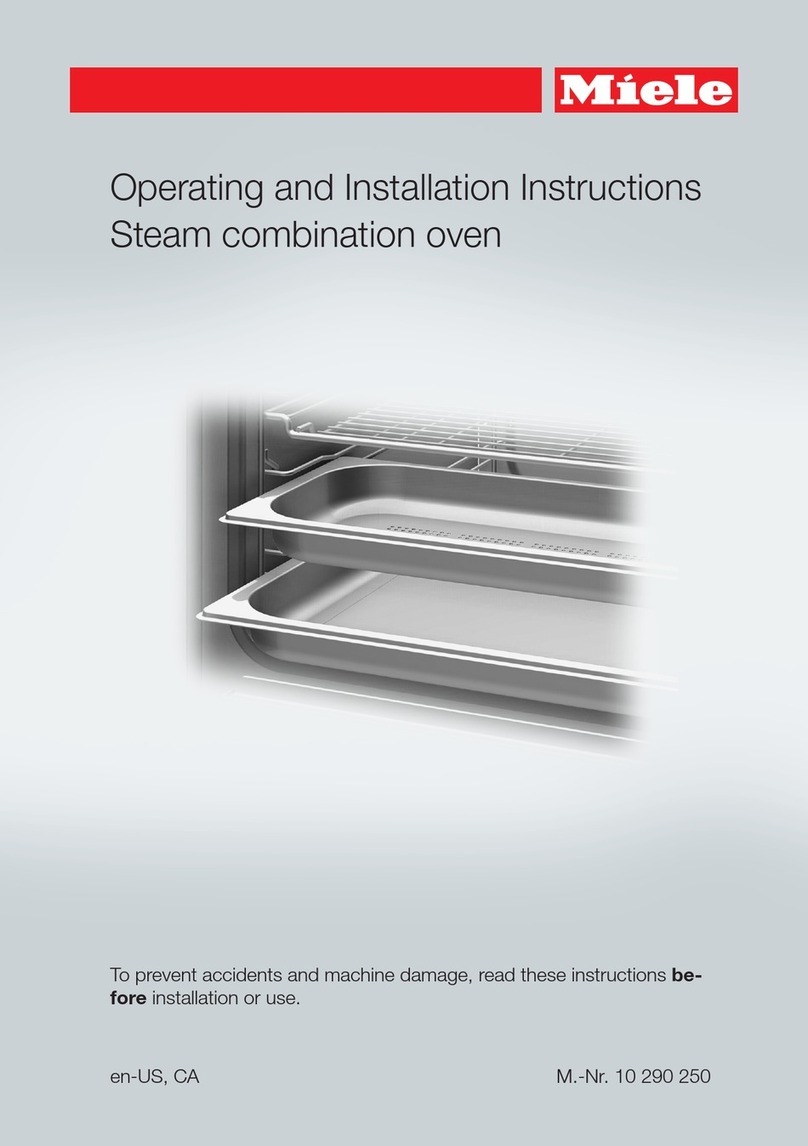Miele DGC6865XXLCTS Operating and installation instructions