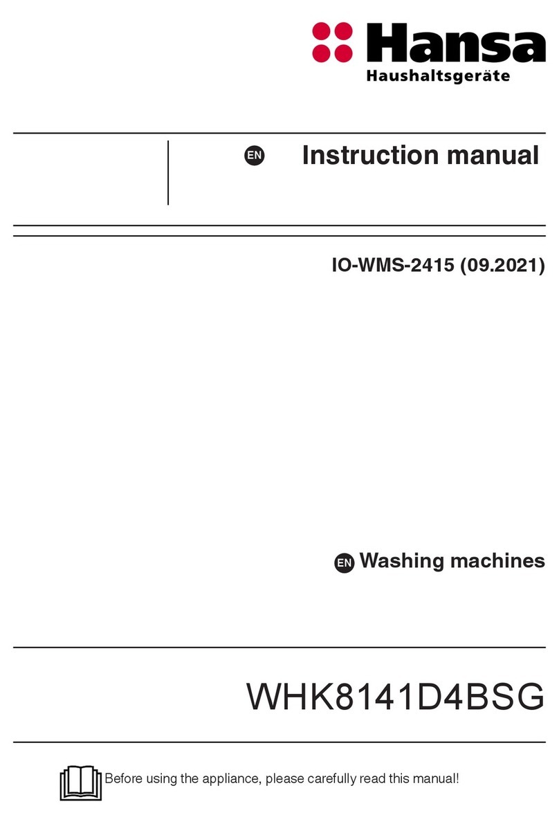 Hansa WHK8141D4BSG User manual