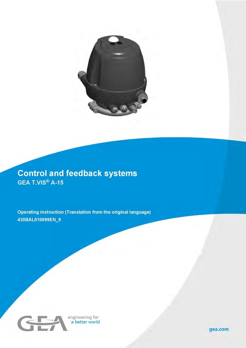 GEA T.VIS A-15 User manual