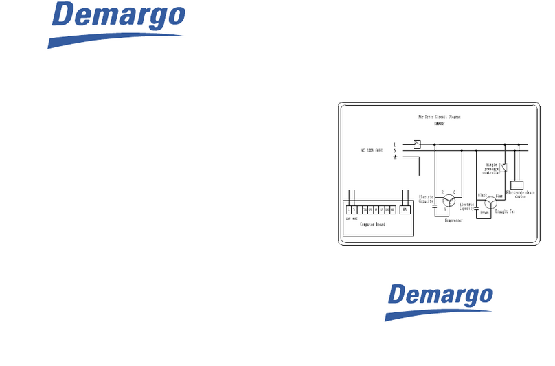 Demargo DM90NF Instructions for installation and operation