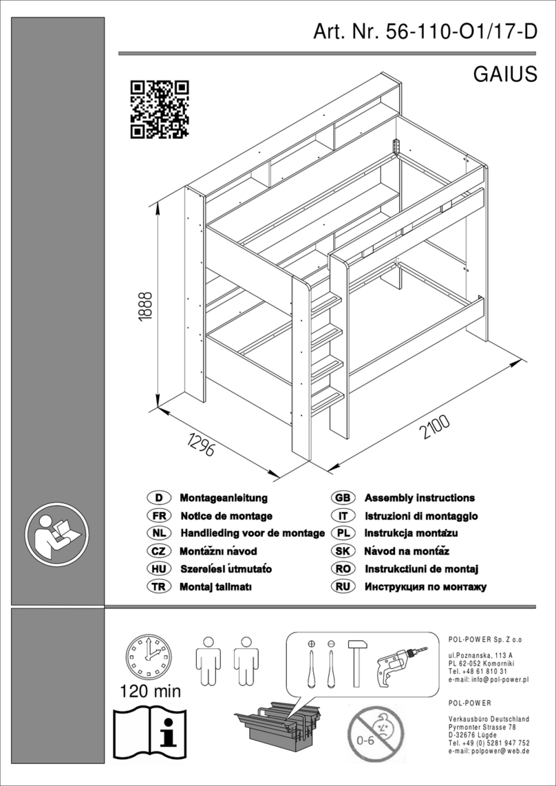 POL-POWER GAIUS 56-110-O1/17-D Assembly instructions