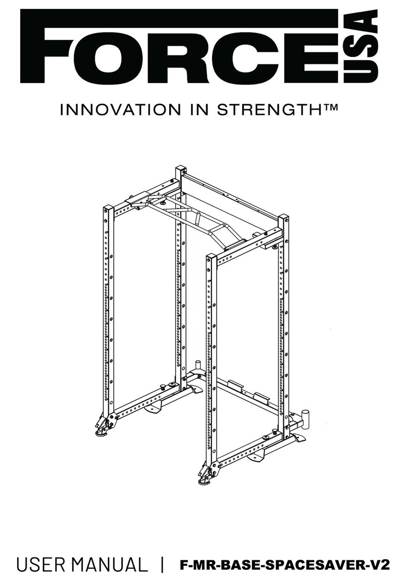 Force USA F-MR-BASE-SPACESAVER-V2 User manual