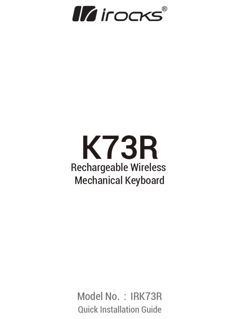 I-Rocks IRK73R Quick installation guide